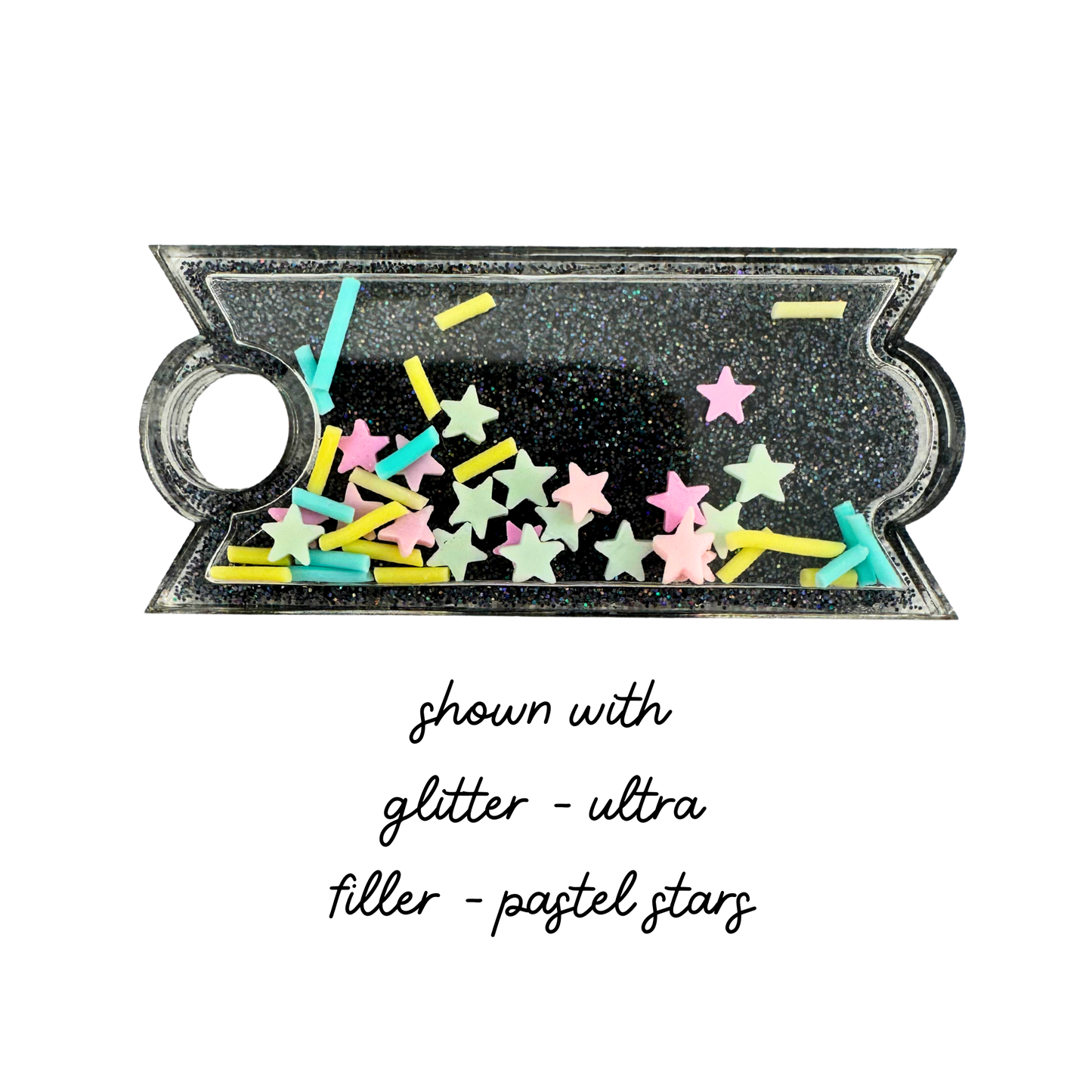 Rectangle Shaker Lid Topper