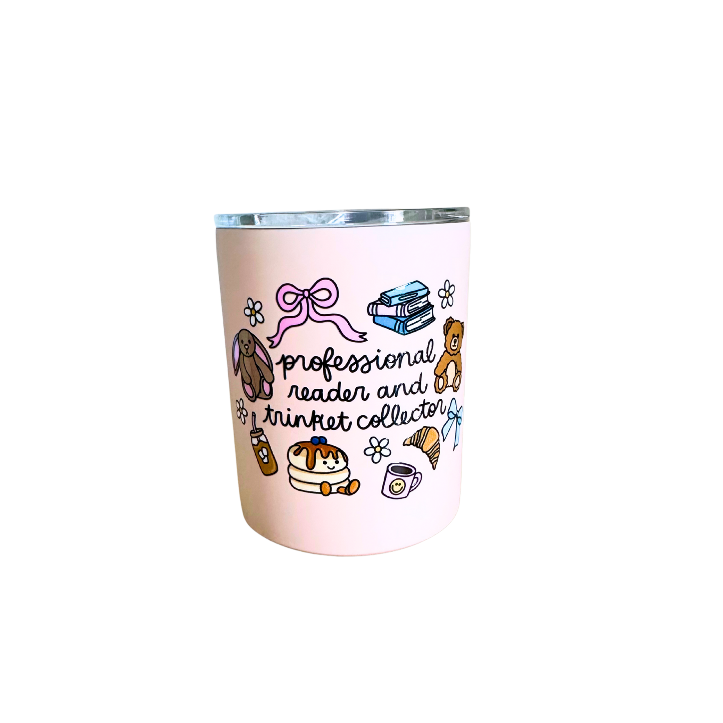 Professional Reader & Trinket Collector – 10 oz Stainless Lowball Cup
