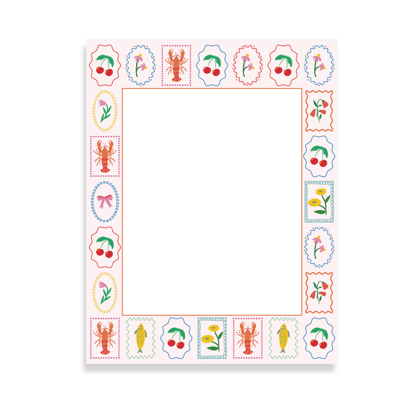 Italian Summer Stamps Notepad