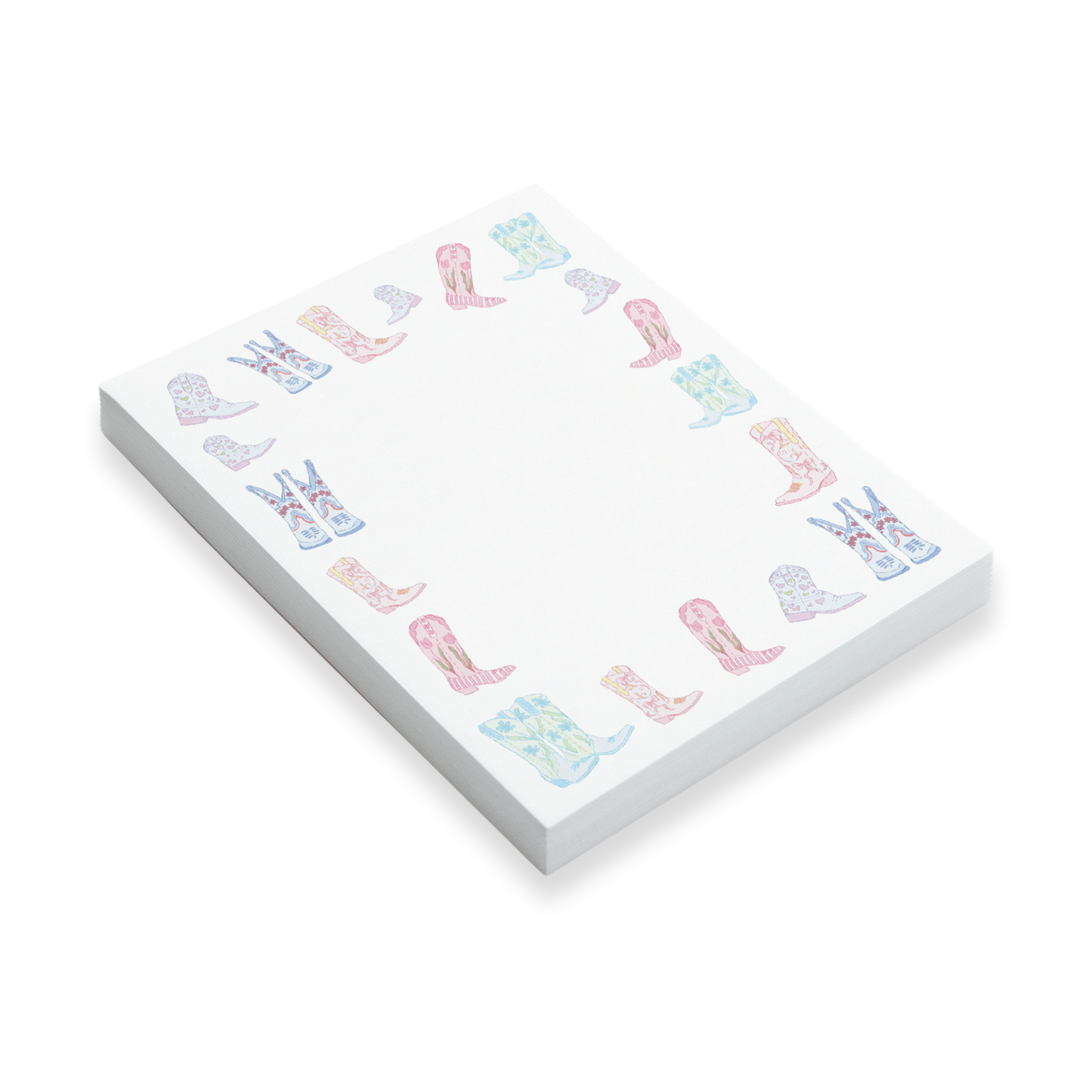 Cowboy Boots Notepad