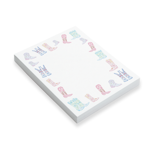 Cowboy Boots Notepad