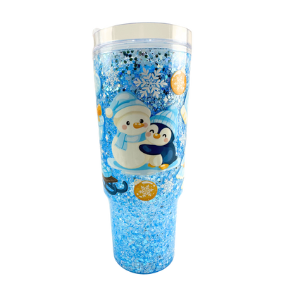 Snowy Friends Snowglobe Tumbler 40oz