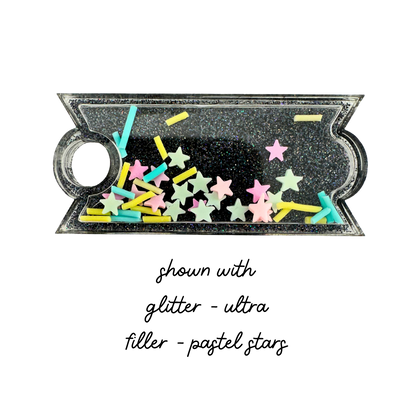 Rectangle Shaker Lid Topper