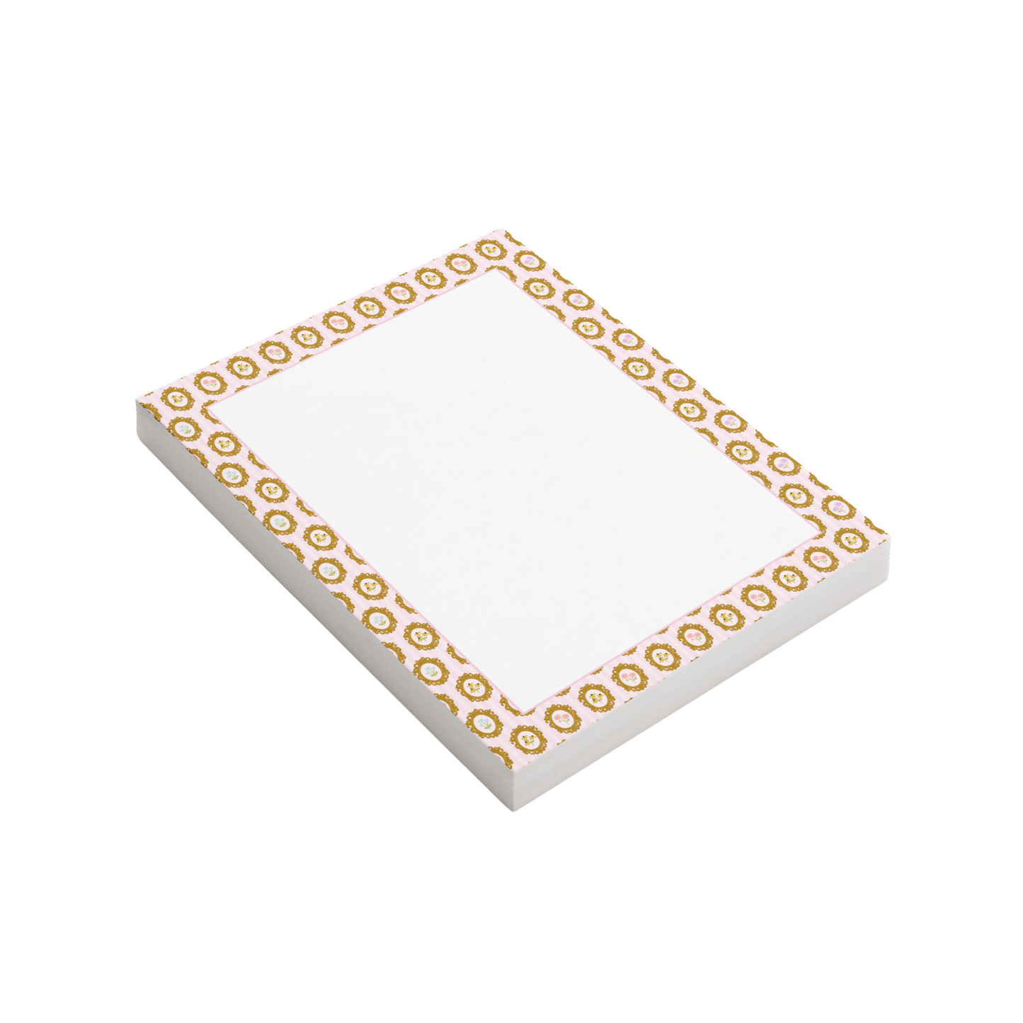 Regency Floral Frames Notepad