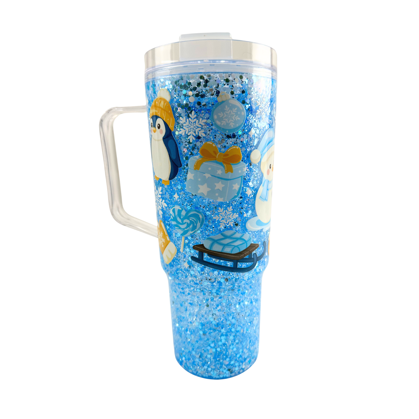 Snowy Friends Snowglobe Tumbler 40oz