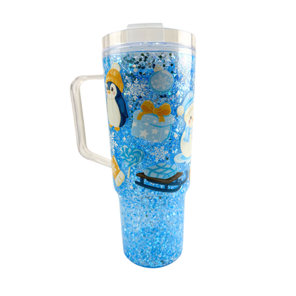 Snowy Friends Snowglobe Tumbler 40oz