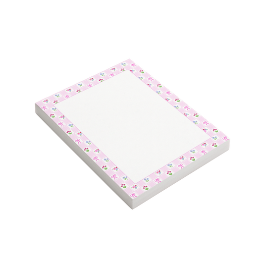 Coquette Spring Floral Notepad
