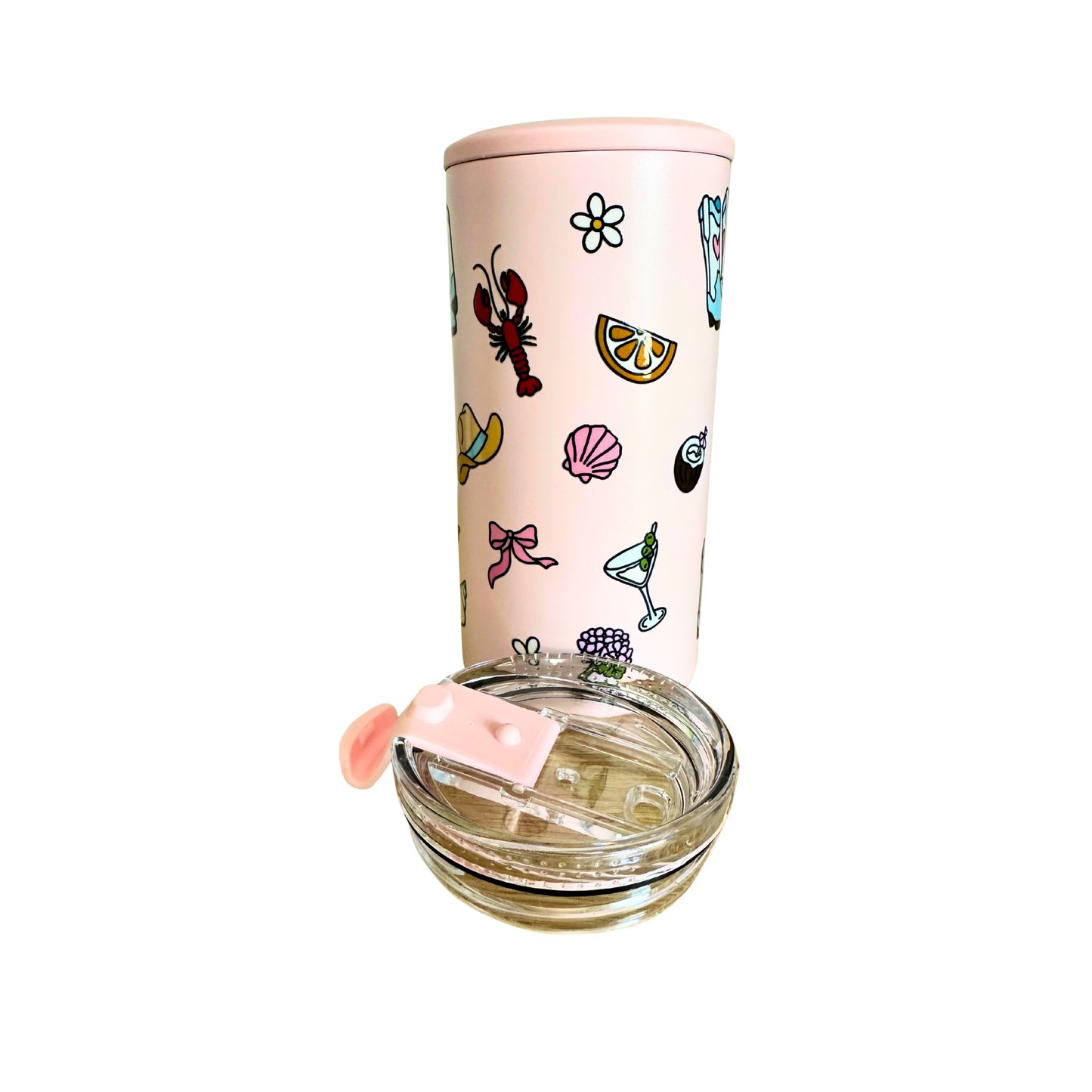 Costal Cowgirl - 4-in-1 Stainless Steel Can Cooler & Tumbler