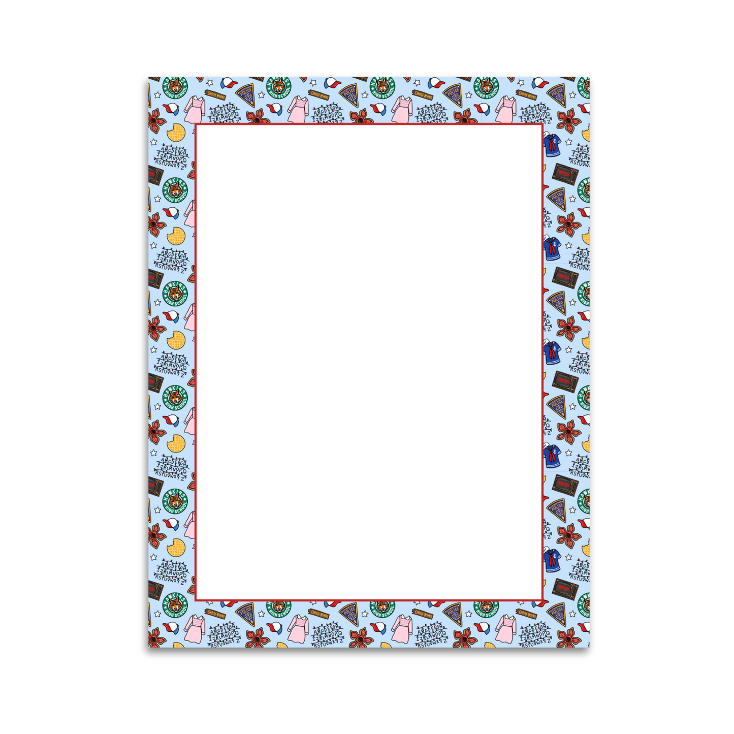 80s Sci-Fi Nostalgia Notepad