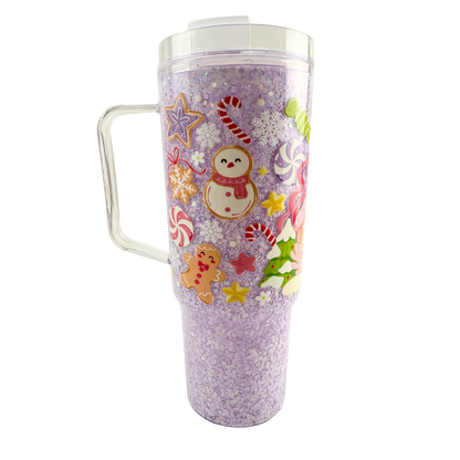 Pastel Treats Snowglobe Tumbler 40oz