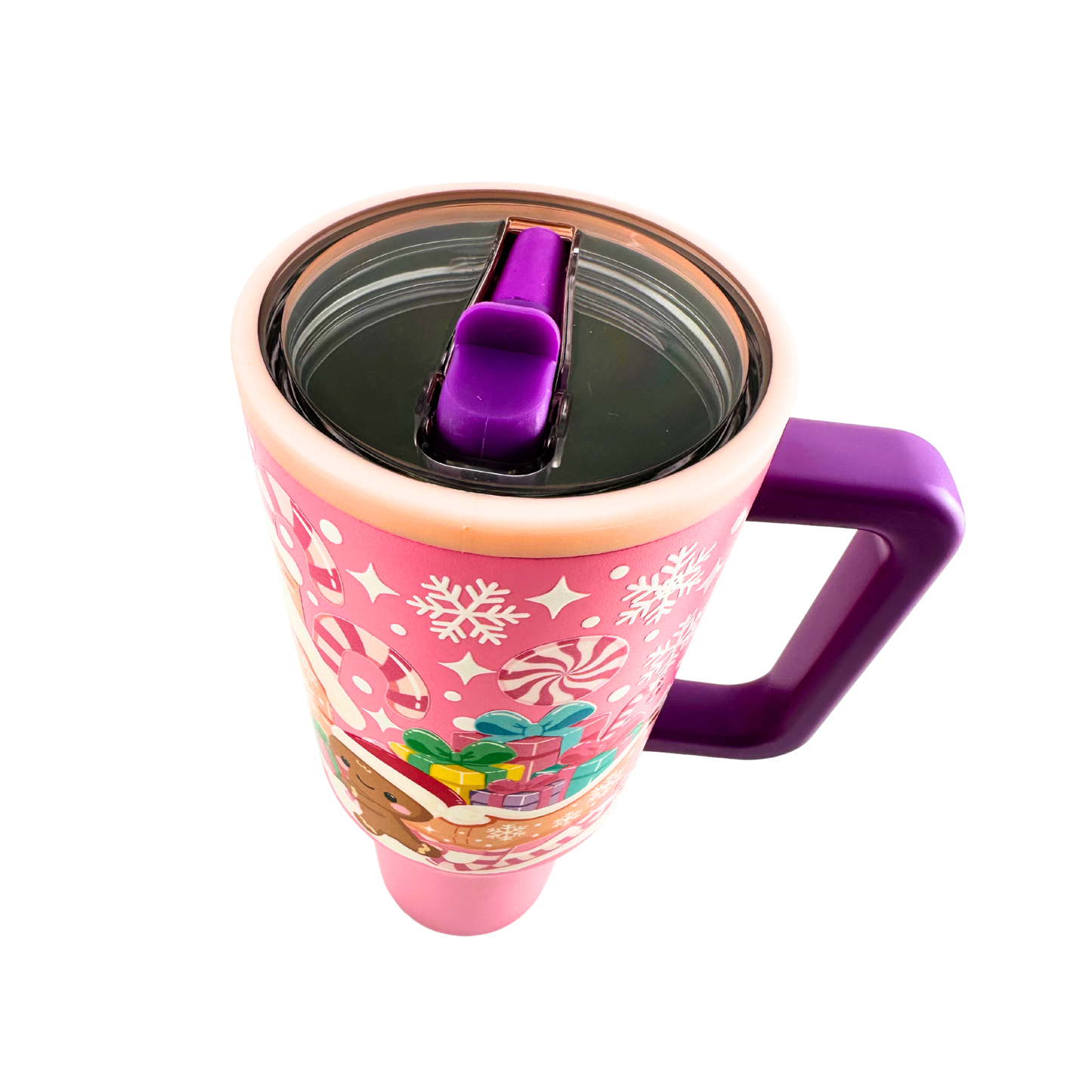 Gingerbread House No Spill 40oz Tumbler