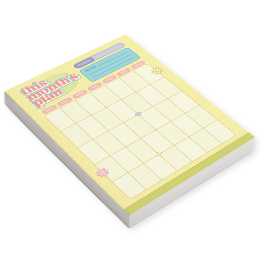 Monthly Planner Notepad