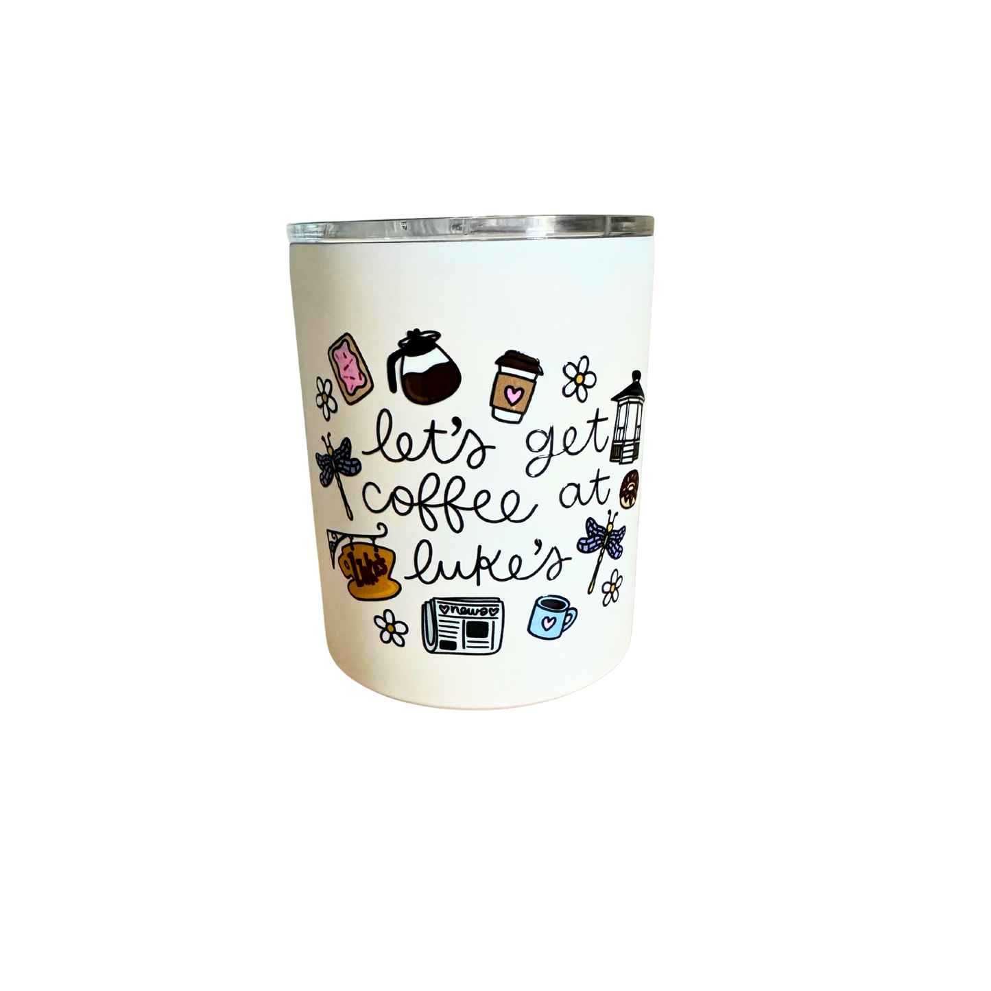 Coffee at Luke’s – 10 oz Stainless Lowball Cup