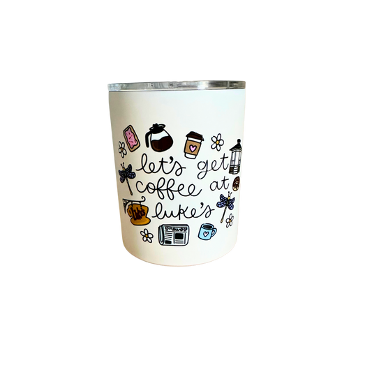 Coffee at Luke’s – 10 oz Stainless Lowball Cup