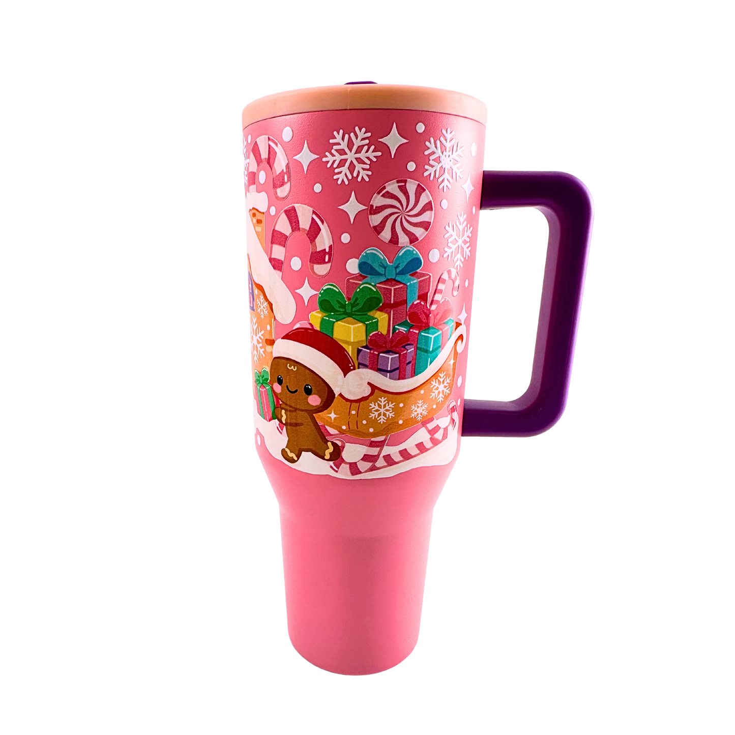 Gingerbread House No Spill 40oz Tumbler