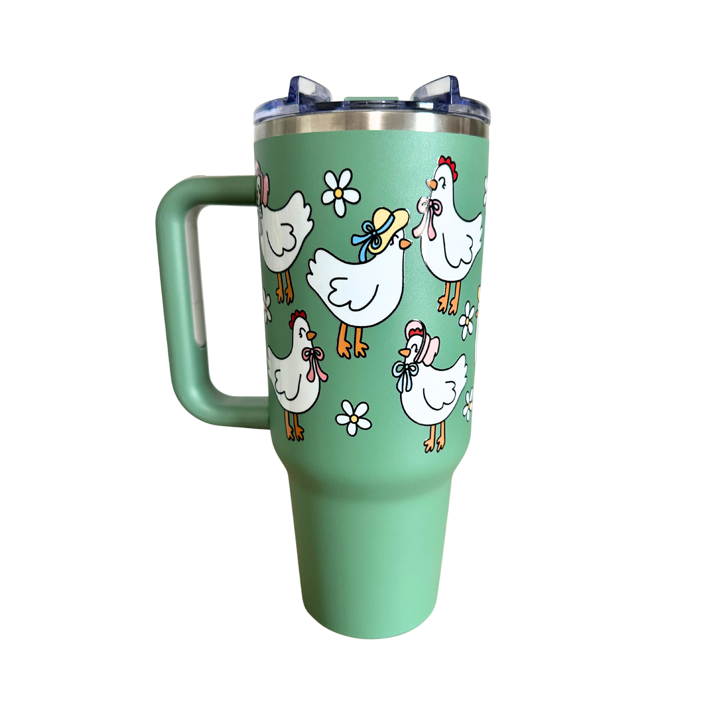 Spring Chickens – 40 oz Stainless Steel Tumbler