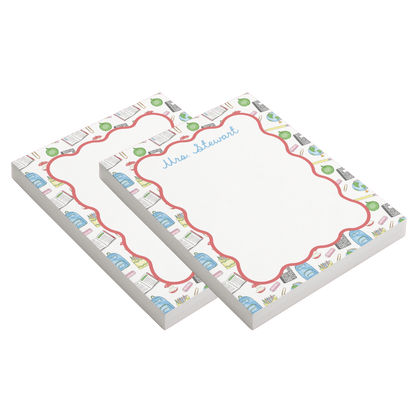 School Supplies Notepad
