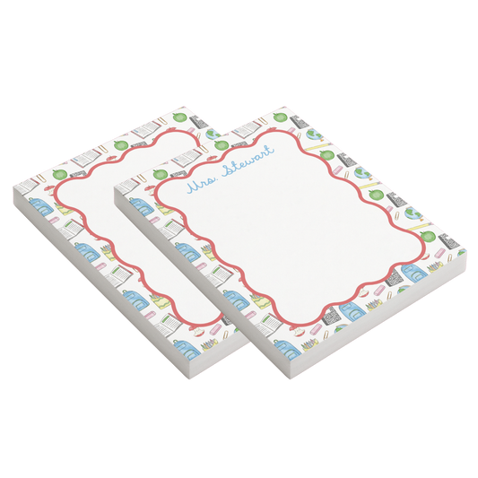 School Supplies Notepad