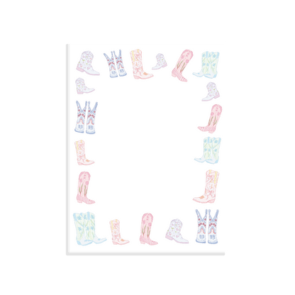 Cowboy Boots Notepad